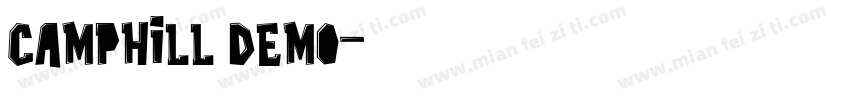 Camphill Demo字体转换